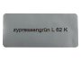 Aufkleber "zypressengrün L 62 K" Farbcode Sticker