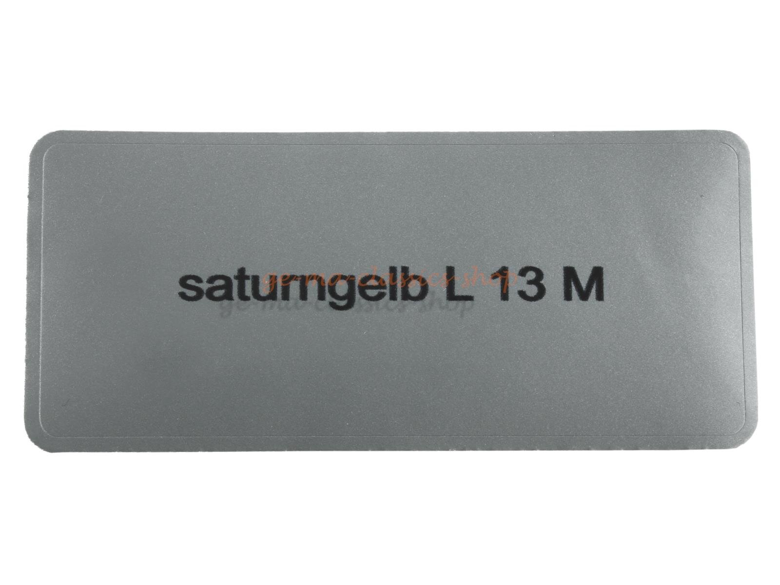 Aufkleber "saturngelb L 13 M" Farbcode Sticker