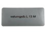 Aufkleber "saturngelb L 13 M" Farbcode Sticker