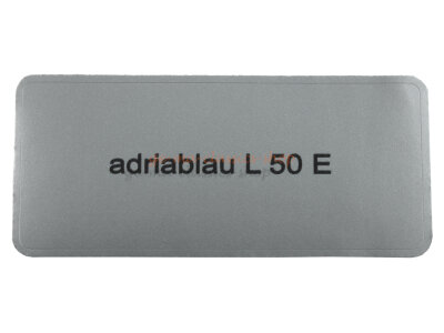 Aufkleber "adriablau L 50 E" Farbcode Sticker