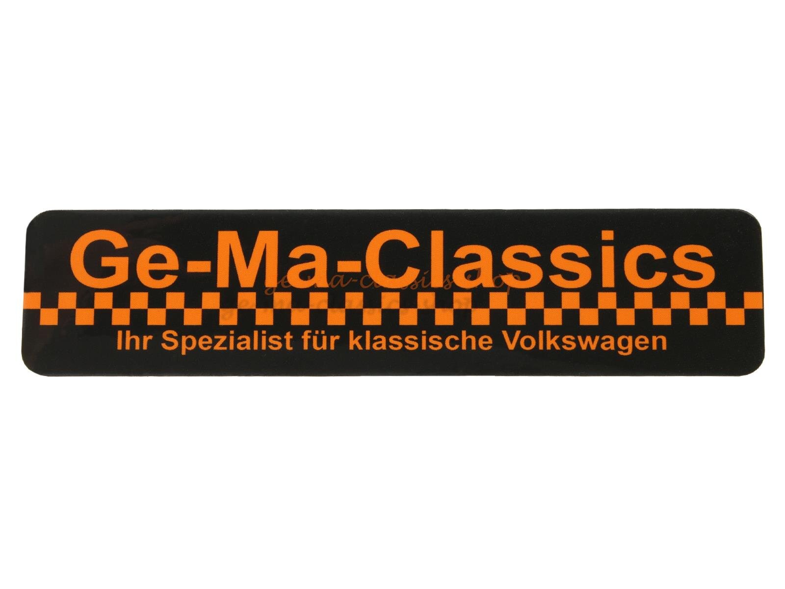 "Ge.-Ma.-Classics" Aufkleber Sticker rechteckig abgerundet