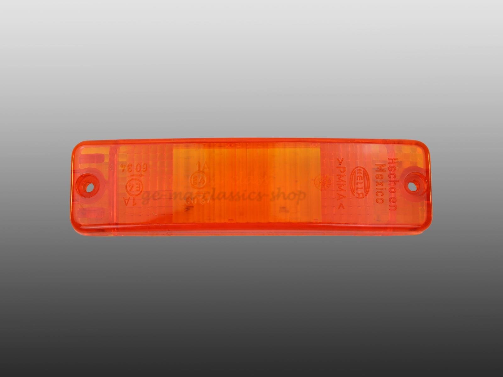 Blinkerglas für VW Käfer ab 74 Orange Original Mexiko