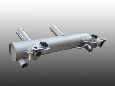 Edelstahlsportauspuff für VW Käfer 1300 1500 1600 Classic Style mit TÜV