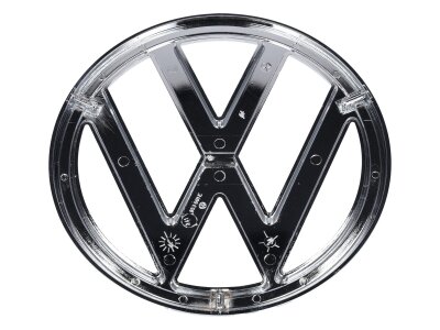 "VW" Emblem Zeichen VW Bus T2 T2b 73-79 NOS Chrom