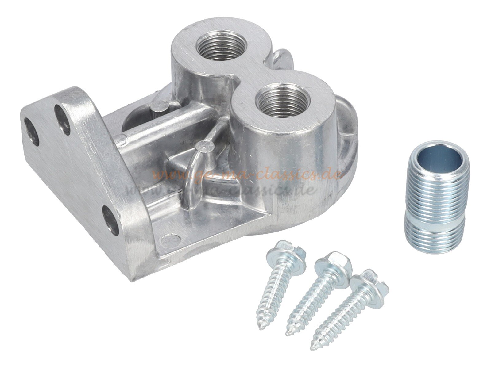 Ölfilteradapter mit Nippel Anschlüsse oben Universal 3/8NPT Typ1 Motor