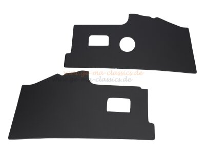 Kick Panels unter Armaturenbrett schwarz MDF/PVC für VW Bus T2a T2b