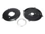 Lichtmaschinen Rückwand SET schwarz VW Typ1 Motor 12V 105mm Lima