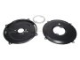 Lichtmaschinen Rückwand SET schwarz VW Typ1 Motor 12V 105mm Lima