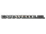 "Caravelle GL" Schriftzug hinten schwarz/chrom für VW Bus T3 Original