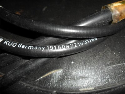 Handbremsseil Paar VW Golf 2 87 - 88 mit ABS und Scheibe hinten NOS Original
