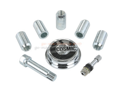 Alufelge SSP Cosmic Felge 5.5x15 5x205 ET22 schwarz poliert mit ABE