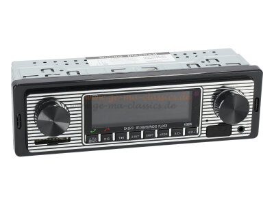 Retro Radio 12V Bluetooth, USB/SD DIN1