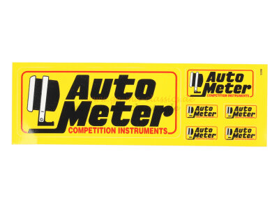 Aufkleber "Auto Meter" Set Klein 16x5,5cm