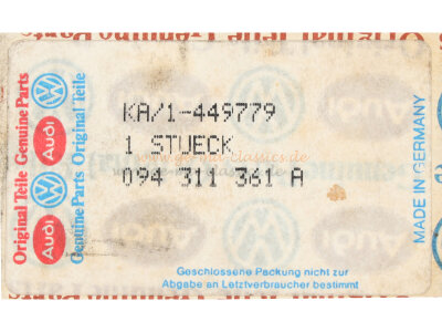 Zahnrad 5.Gang frühes VW T3 5-Gang Getriebe bis 84 Original NOS