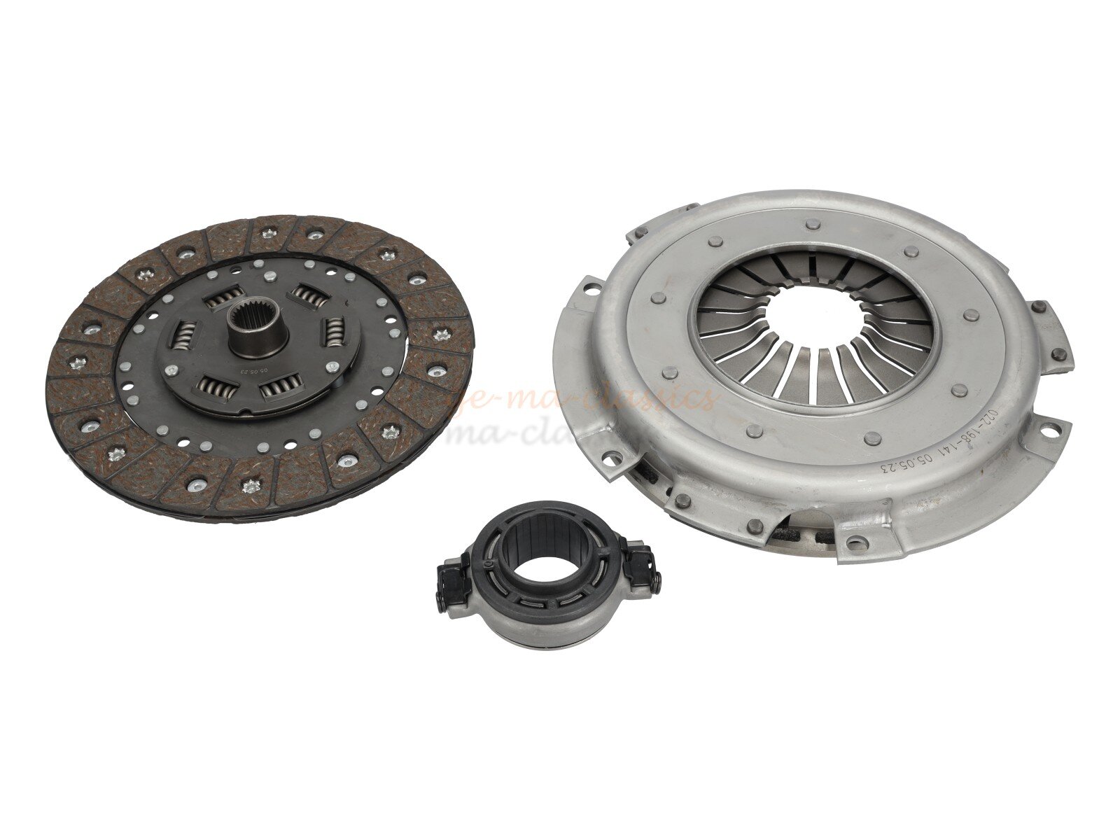 Kupplungssatz 210mm geführt für Typ4 Repro für VW Bus T2 1700 1800ccm