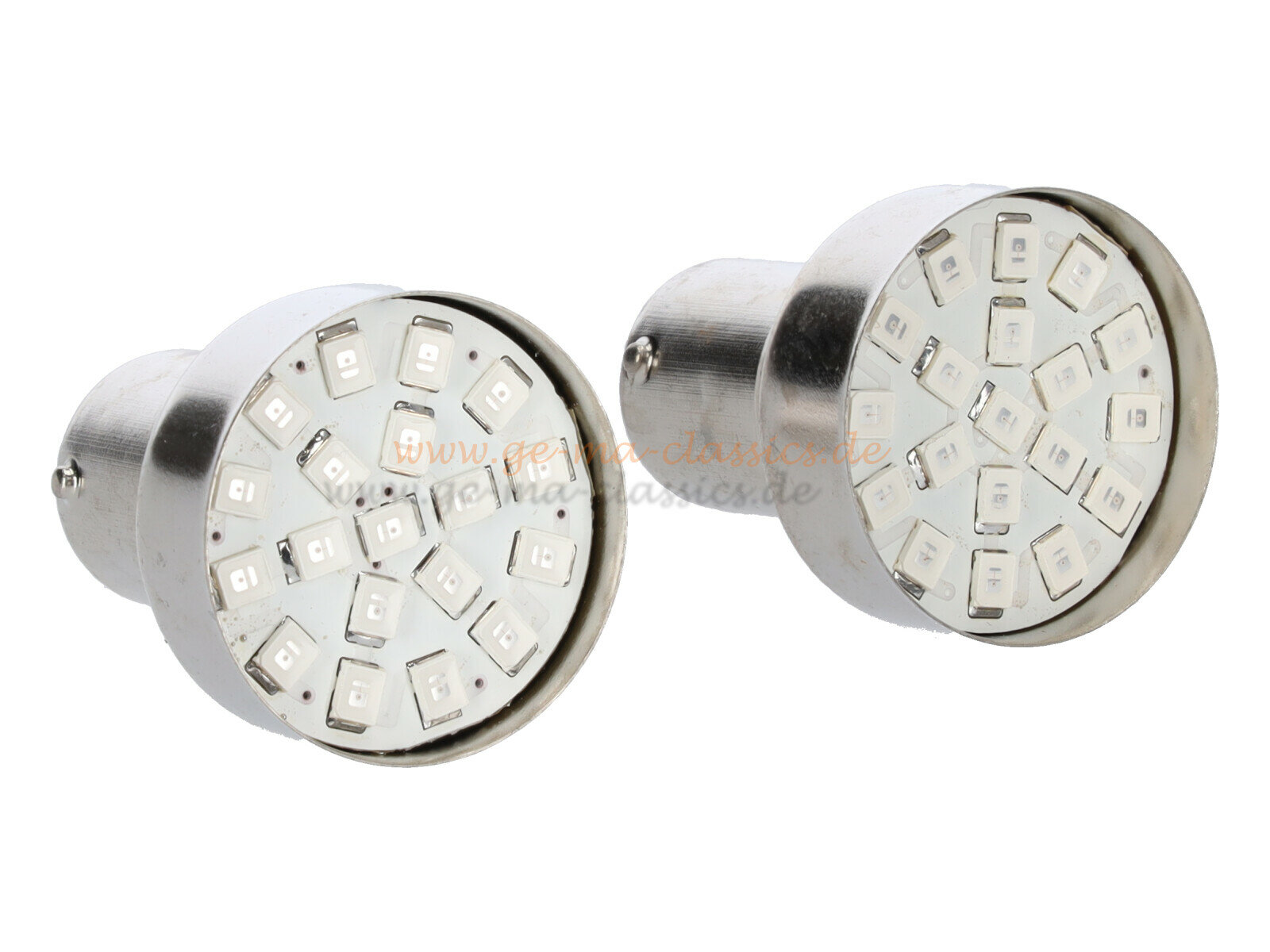 LED Glühbirne Lampe 12V 21W für Blinker Orange Paar BA15S-Sockel