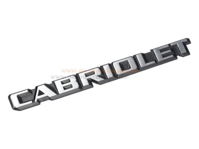 &quot;CABRIOLET&quot; Schriftzug f&uuml;r VW Golf 1...