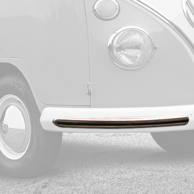 Sto&szlig;stangengummi mit Zierleiste vorne f&uuml;r VW...