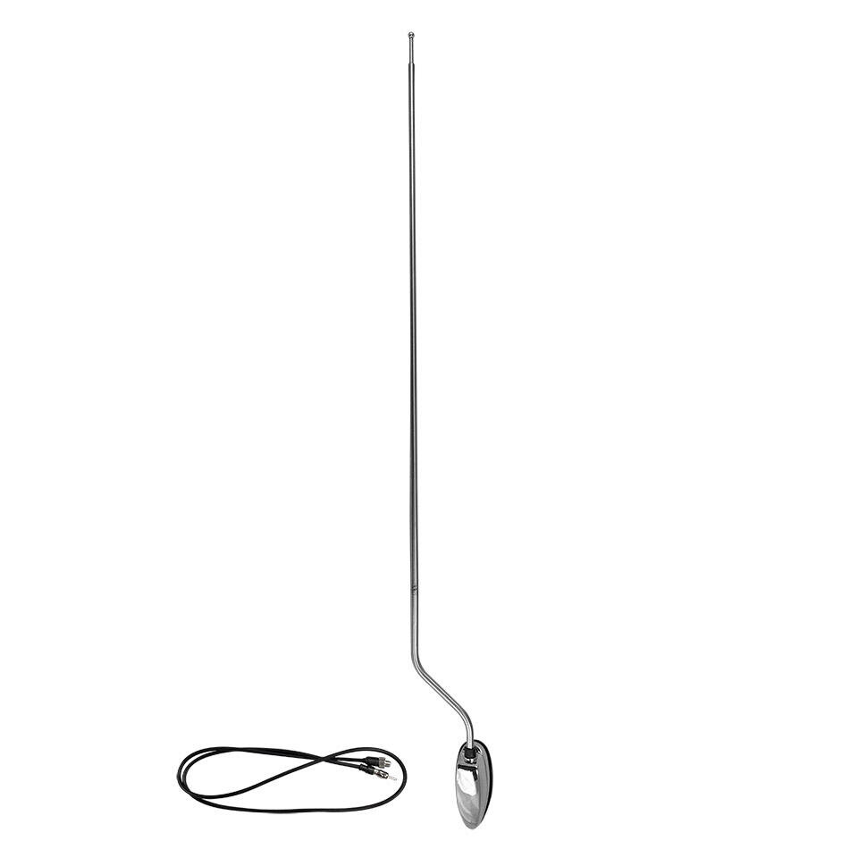 Antenne Safari Chrom für VW Bus T1 mit Safari Fenstern