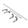 Haltegriff Haltestangen SET 3er Sitzbank mit Klappsitz beige VW Bus T1 -4/61