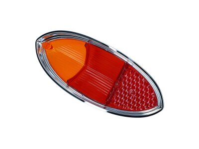 Rückleuchtenglas für VW Karman Ghia Typ14 8/59-7/69 Orange Rot