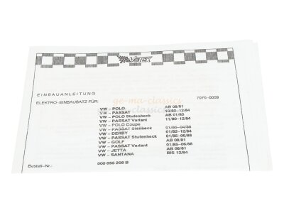 Elektrosatz Anhänger 7-polig VW Audi Golf Polo Passat & CO ORIGINAL