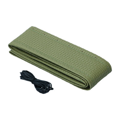 Lenkradbezug Vinyl khakigr&uuml;n 45cm f&uuml;r VW T1 T2 T3