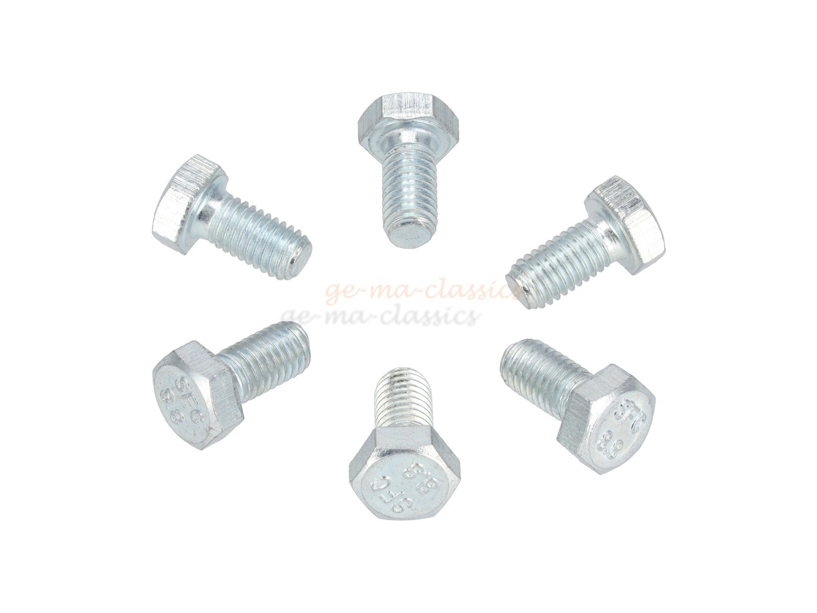 Schrauben 6 Stk Druckplatte M8x16 für VW Bus T2 T3 CU CJ DG