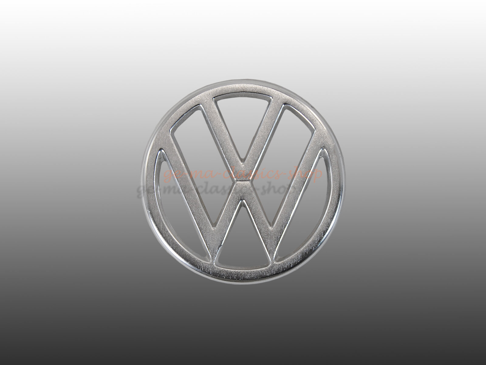 Emblem Zeichen Fronthaube für VW Typ3 ab 70 Kübel Original