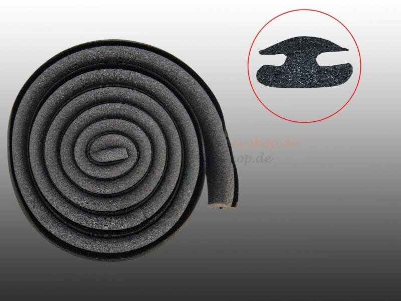 Motorraum-Dichtung für VW Bus T2 72-79 Schaumstoff Lakritzrolle
