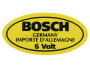 Aufkleber 6V Bosch Z&uuml;ndspule f&uuml;r VW K&auml;fer