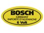 Aufkleber 6V Bosch Zündspule für VW Käfer